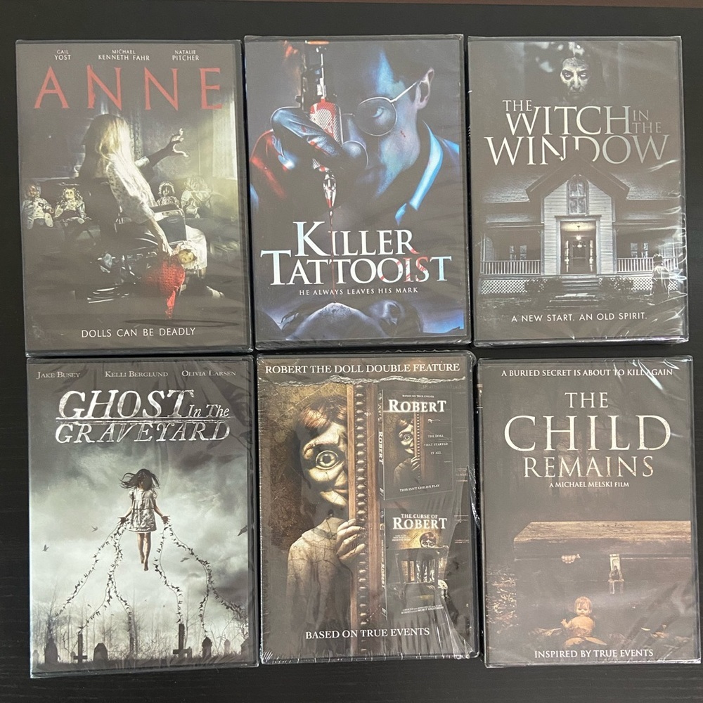Horror Movie Lot of 6 DVDs NWT
